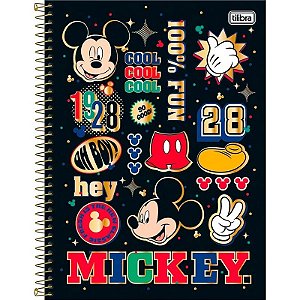 Caderno Universitário Tilibra Mickey Mouse 30818 - 160 Folhas
