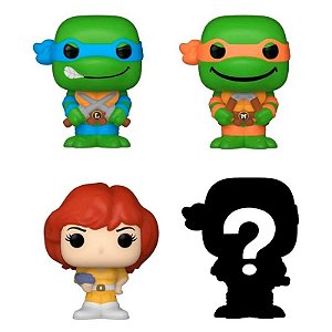Bonecos Turtles - Funko Bitty POP! Mistério Pop Dentro 4 pack