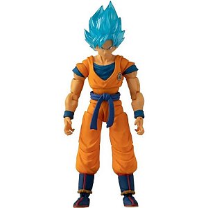 Boneco Super Saiyan God Goku Blue Dragon Ball Super Bandai - 36271