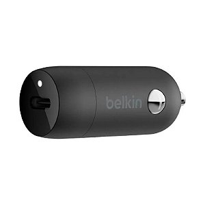 Carregador Veicular Belkin 20W CCA003BTBK USB-C Preto