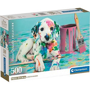 Quebra-Cabeça The Funny Dalmatian High Quality Collection Clementoni - 35545 (500 peças)