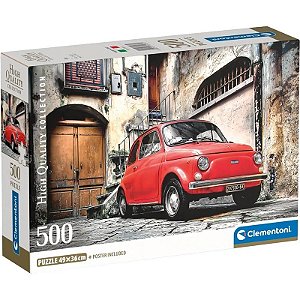 Quebra-cabeça Fiat 500 High Quality Collection Clementoni - 35537 (500 peças)