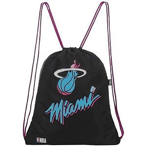 Mochila NBA 17142 Miami Preto