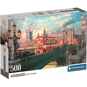 Quebra-cabeças Ponte Westminster Coleção de Alta Qualidade Clementoni - 35575 (500 peças)