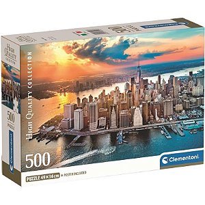 Quebra-Cabeça New York High Quality Collection Clementoni - 35543 (500 peças)