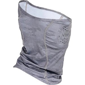 Polaina de Rosto Ventilada Buff Shimano VTDFACESHM UPF 50+ - Cinza