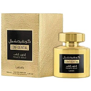 Perfume Lattafa Confidential Private Gold EDP 100mL - Unisex