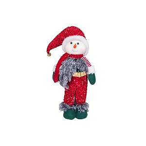Boneco de Neve Decorativo de Natal 63cm