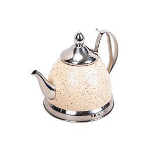 Chaleira de 1 Litro Inox - Bege
