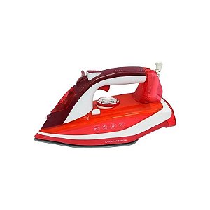 Ferro a Vapor Electrobras EBPV-25 de 1.200 Watts Antiaderente com Spray 127V ~ 60Hz - Vermelho/Branco