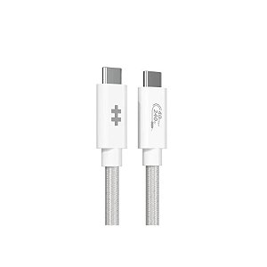 Cabo USB4 Tipo-C Hyperdrive HD6500WHGL Next - Branco 1.2 Metros