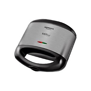 Sanduicheira Grill Mondial Premium S-07 800 W 220V Preto Prata.
