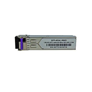Módulo SFP F. M. 1.25G 80KM Bidi LC DDM TX1490-RX1550NM 4524L-R80D