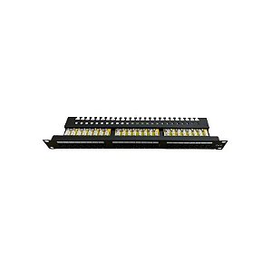 Painel de Emenda Categoria 6 com 24 Portas RJ45 Modelo JZ-2008-3