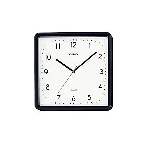 Relógio de Parede Quadrado Casio IQ-152-1DF Preto
