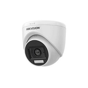Câmera Hikvision Turret DS-2CE76DOT-LPFS Híbrida Smart Hybrid Light Branca
