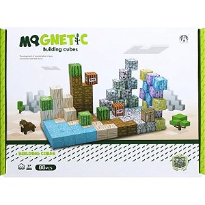 Cubos Magnéticos de Construcción Magnetic Chuang Huang - CH1318 (88 pzs)