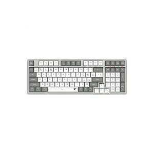 Teclado Redragon BK-7114WG, 96% Sem Fio USB-C, Switch Tesoura, Cinza/Branco, Inglês