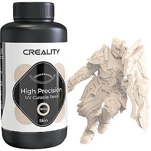 Resina Curável para Impressora 3D Creality de Alta Precisão 1000g - Pele