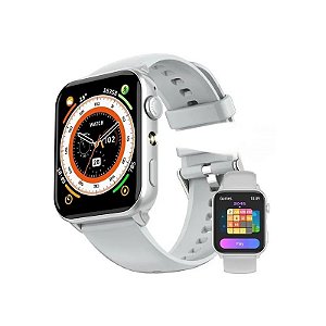 Relógio Blackview R30 Max com Bluetooth - Prata + Pulseira