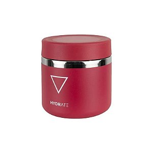 Pote Térmico Alimentício Hydrate Food Flask - 591ML - Vermelho