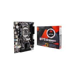 Placa Mãe Afox IB75-MA2-V6 DDR3 Soquete LGA 1155 Chipset Intel B75 Micro ATX