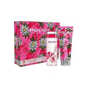 Kit Perfume Feminino Police Passion Edt 100 ML + Loção Corporal 125 ML