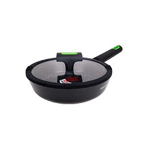 Frigideira Antiaderente Ucc Life para Indução, 20 cm, Preta