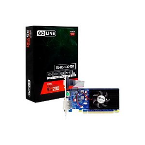 Placa de Vídeo Goline AMD Radeon R5-230 1GB DDR3 GL-R5-230-1GB