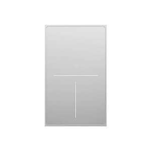Interruptor Inteligente Moes Zigbee ZS-SF-US3-WH-MS Touch 3 Botões 2 Em 1 - Branco