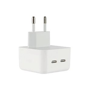 Carregador Apple MHJE3ZM/A - 35W - 2X USB-C - Branco