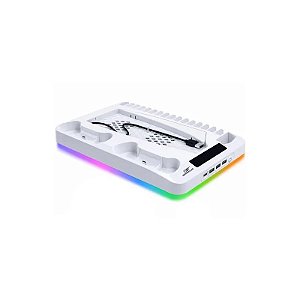 Base de Carregamento Gaminja P-58 para PS5 Slim / Pro - Branco