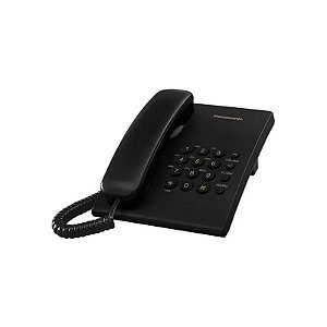 Telefone Panasonic KX-TS500LX - Preto