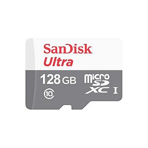 Cartão de Memória SD Sandisk 128GB Ultra 100MB/s
