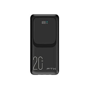 Carregador Portátil FTX PB-20LCD-BK 20000mAh Preto *G 22,5W