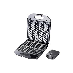 Jogo de Waffle Raf R.2290H - 4 Peças - 220V