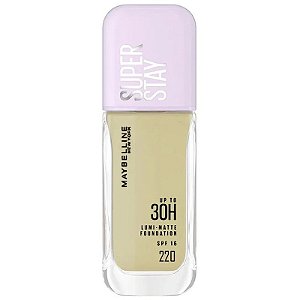 Base Líquida Maybelline SuperStay Lumi-Matte 30H N-220 - 30mL