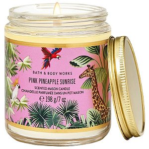 Vela Aromática Bath & Body Works Pink Pineapple Sunrise - 198g