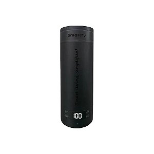 Garrafa Térmica Smartfy para Automóvel GT-01 12V 500ml com Temperatura Ajustável - Preta