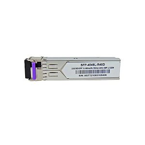 Transceptor SFP 2.5G 40KM Bidi LC DDM TX1490-RX1550NM 4548L-R40D F. M