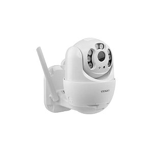 Câmera de Segurança IP Satellite A-CAM004 - 3MP - Wi-Fi - 2 Antenas - Branco