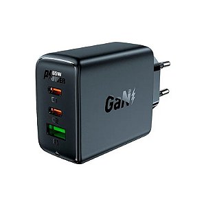 Carregador Acefast A41 65W USB-A + USB-C X2 BLK