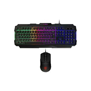 Mouse Técnico MSI Forge GK100 com Fio USB RGB Preto