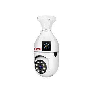 Câmera de Segurança HYE Lâmpada HYE-E41T Smart HD Wi-Fi Dual 3.6mm 2MP (caixa feia)