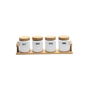 Conjunto de Potes de Cerâmica