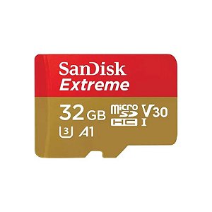 Cartão de Memória Sandisk Micro SDHC Extreme 32GB 170MB/s - SDSQXAF-032G-GN6MA