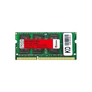 Memória RAM DDR3 So-DIMM Keepdata 1600 MHZ 8 GB KD16S11/8G