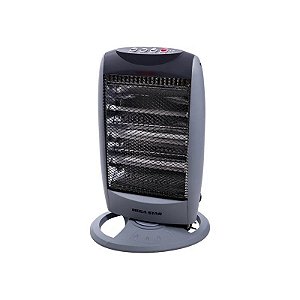 Aquecedor Elétrico Mega Star TC80 1200 W 3 Níveis - Cinza