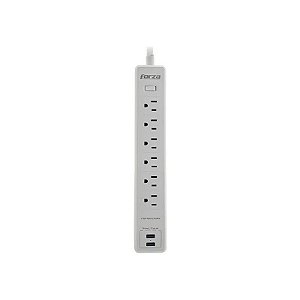 Filtro de Energia Forza FSP-512USBW - Branco