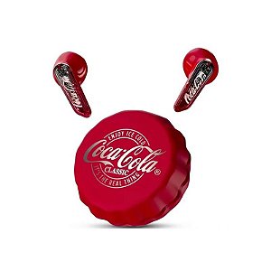 Fone de Ouvido Coca Cola T13 Bluetooth - Vermelho